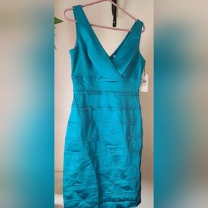 Calvin Klein Womens Aqua Dress NWT Size 6